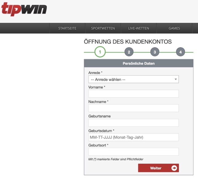 Tipwin live neue 2026